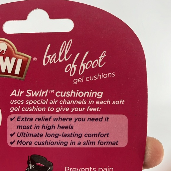 KIWI Women’s Two Pairs Ball Of Foot Gel Cushions Beige One Size NEW - Picture 6 of 10